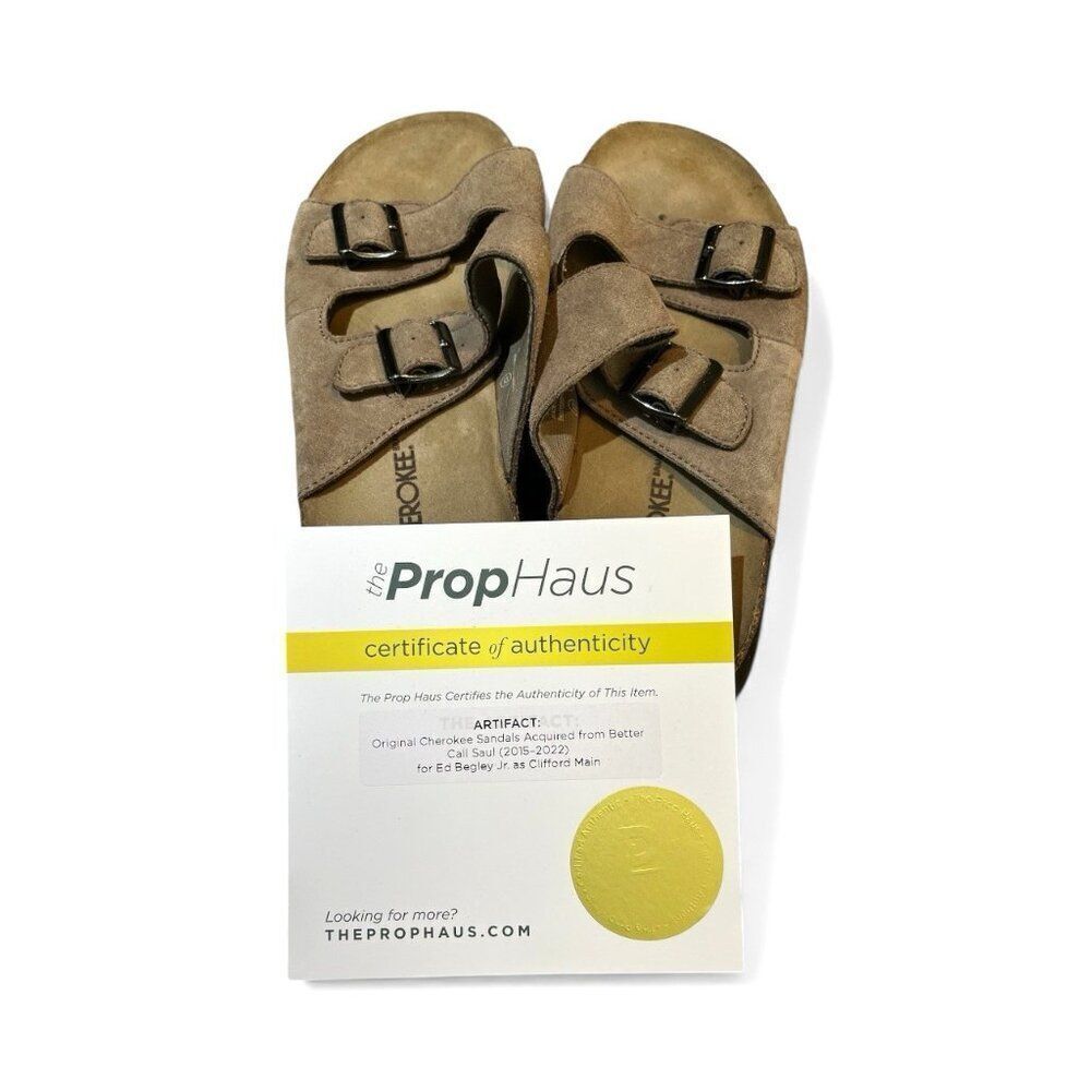 Ed Begley Jr As Clifford Main Better Call Saul Cherokee Sandals Sz 12 W COA